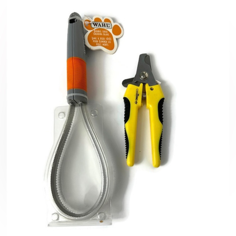 Dog Grooming Supplies Nail Clippers and Shedding Blade